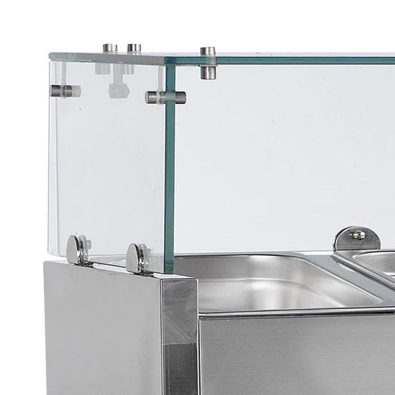 Feltéthűtő –GN1/4 és GN1/6 – rozsdamentes (inox)