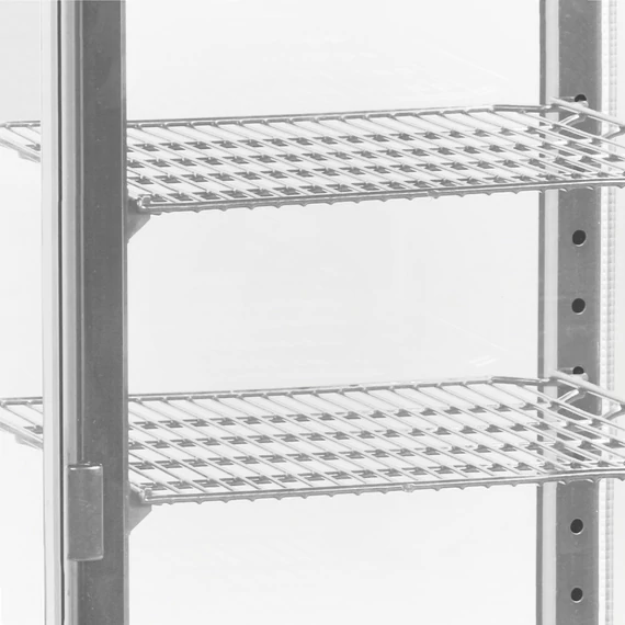 UPD80-SZÜRKE Hűtött pultvitin – 78 L – 400×358×610 mm