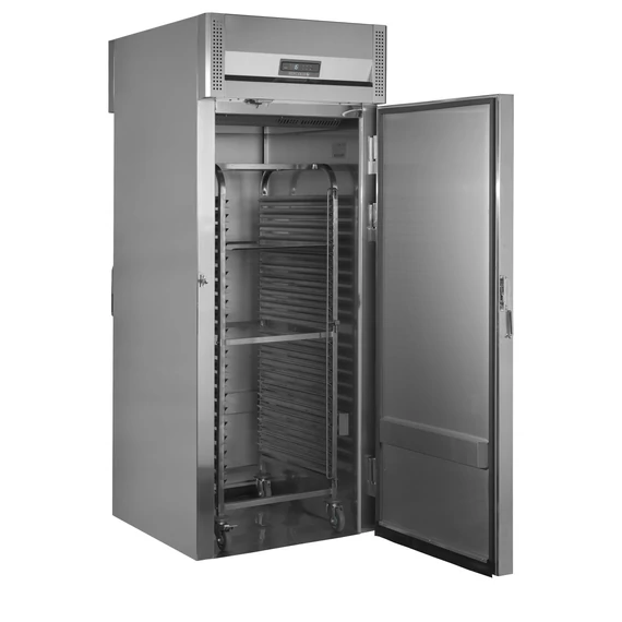 Átgurítható hűtő – 416 L – rozsdamentes (inox)