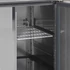 Hűtött munkaasztal – 2 ajtós, oldalsó kompresszor – rozsdamentes (inox)