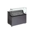 Statikus Fagyipult  – 184 L – rozsdamentes (inox) - 6 tégely