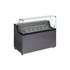 Statikus Fagyipult  – 223 L – rozsdamentes (inox) - 7 tégely