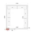 CR NF Hűtőkamra panel 80 mm – 14.72 m³