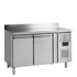 Hűtött munkaasztal – 2 ajtós, oldalsó kompresszor – rozsdamentes (inox)