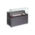 Statikus Fagyipult  – 223 L – rozsdamentes (inox) - 7 tégely